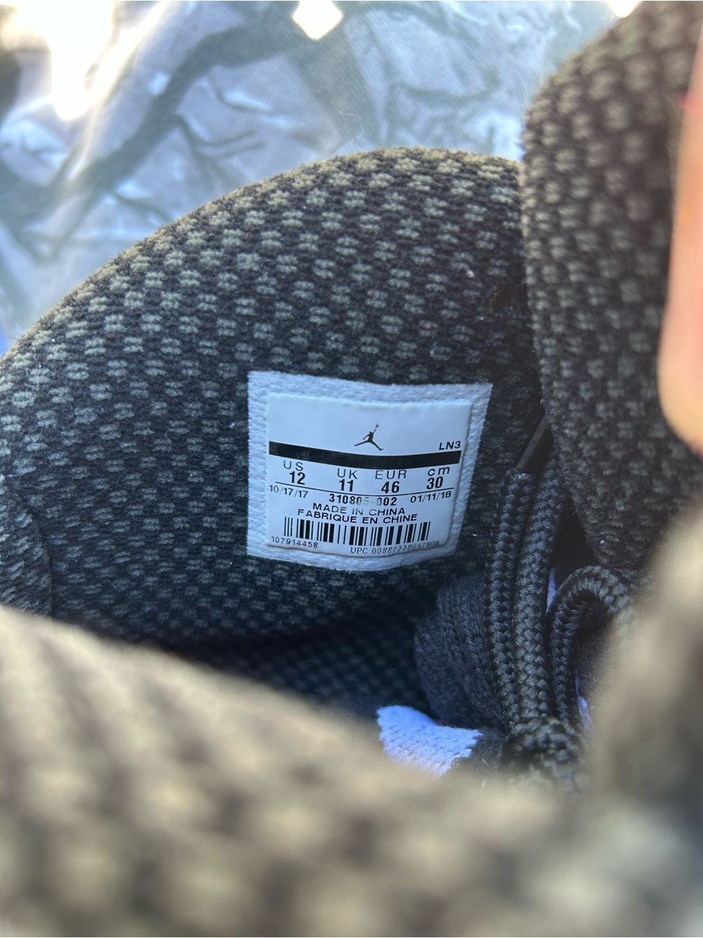 Nike Air Jordan 10 Retro Shadow 2018 310805-002 - Picture 7 of 7